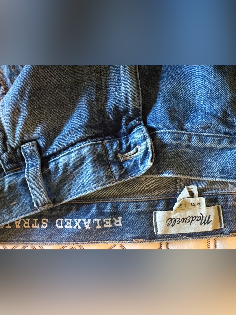 Madewell Relaxed Fit Denim Jeans - Medium Blue
